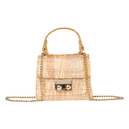 Gigi Mini Vintage Gold Sling & Cross Bag