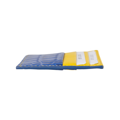 Unisex Luxe Blue/Yellow Cardholder