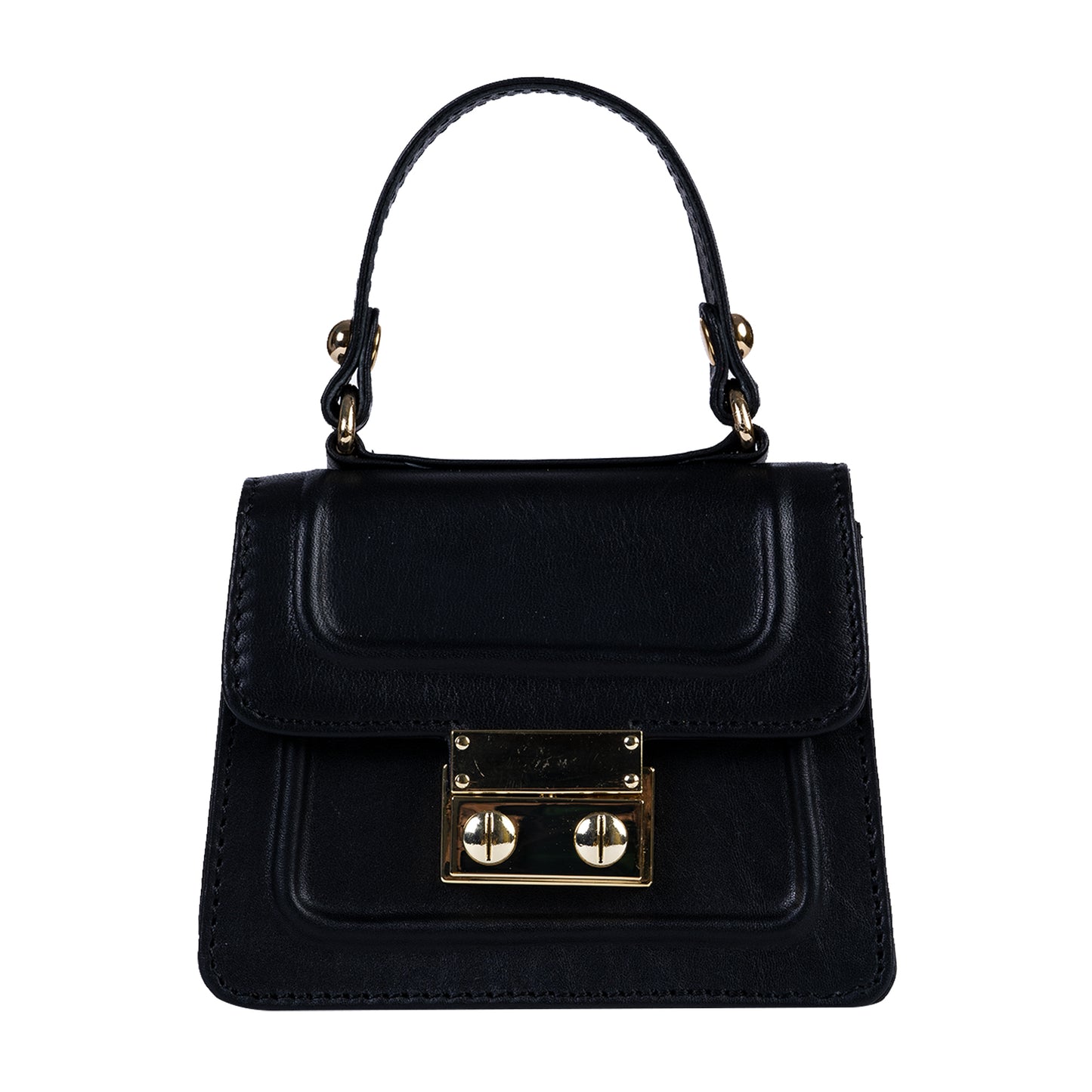 Gigi Mini Solid Black Sling & Cross Bag