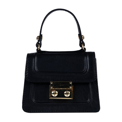 Gigi Mini Solid Black Sling & Cross Bag