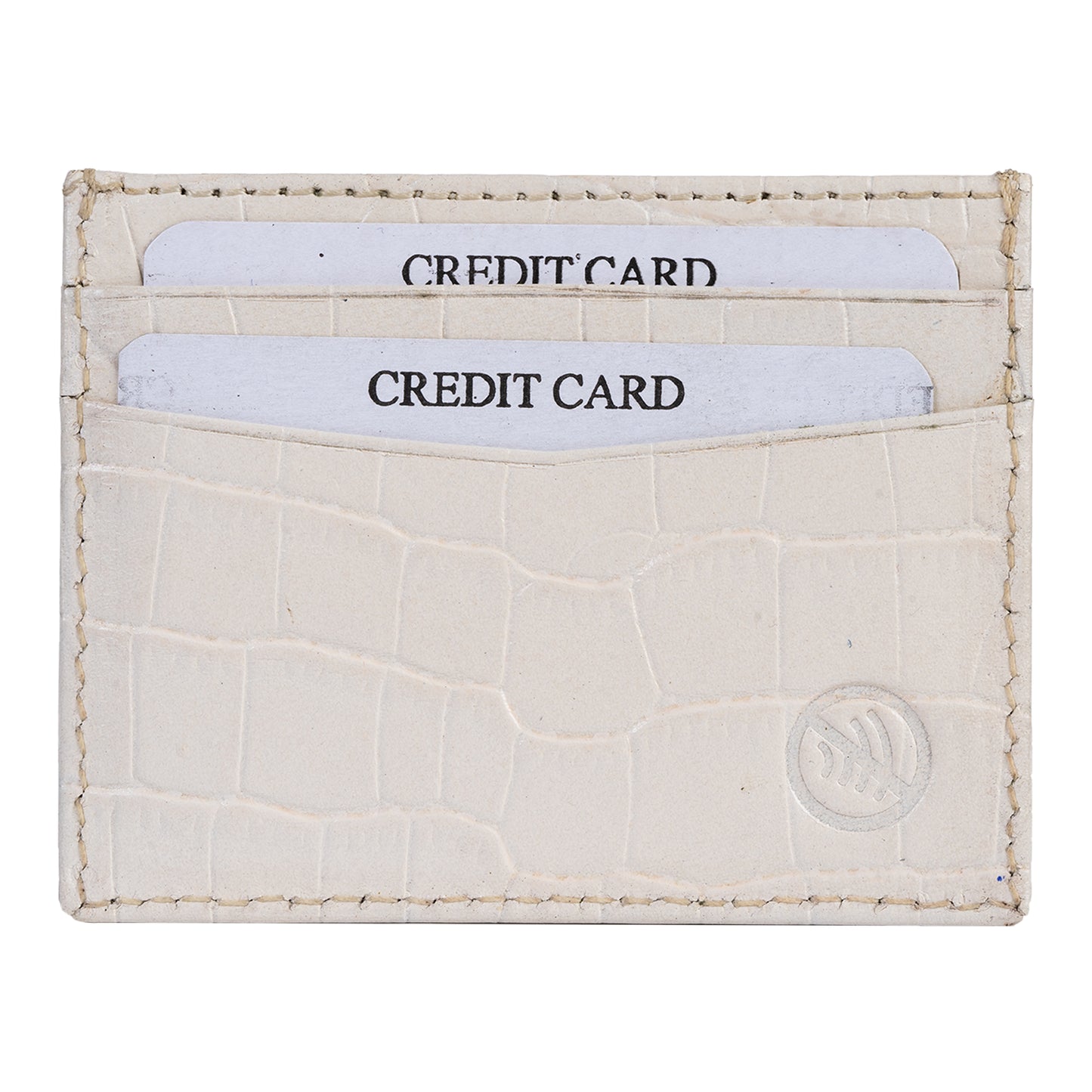 Classic 4 Slot White Wallet