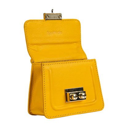 Gigi Mini Yellow Sling & Cross Bag