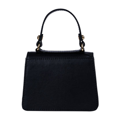 Gigi Mini Solid Black Sling & Cross Bag