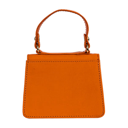 Gigi Mini Orange Sling & Cross Bag