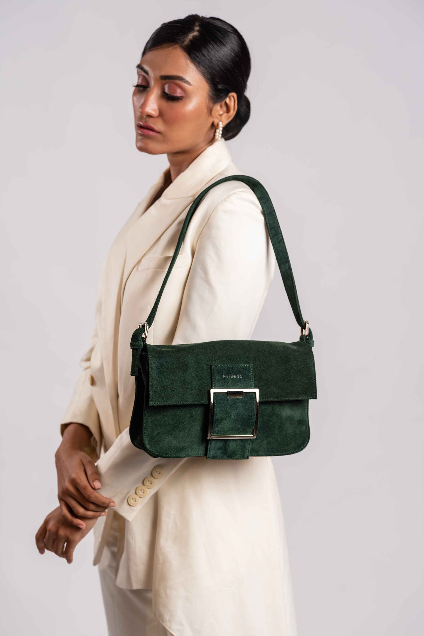 Stassie Dark Green Handbag