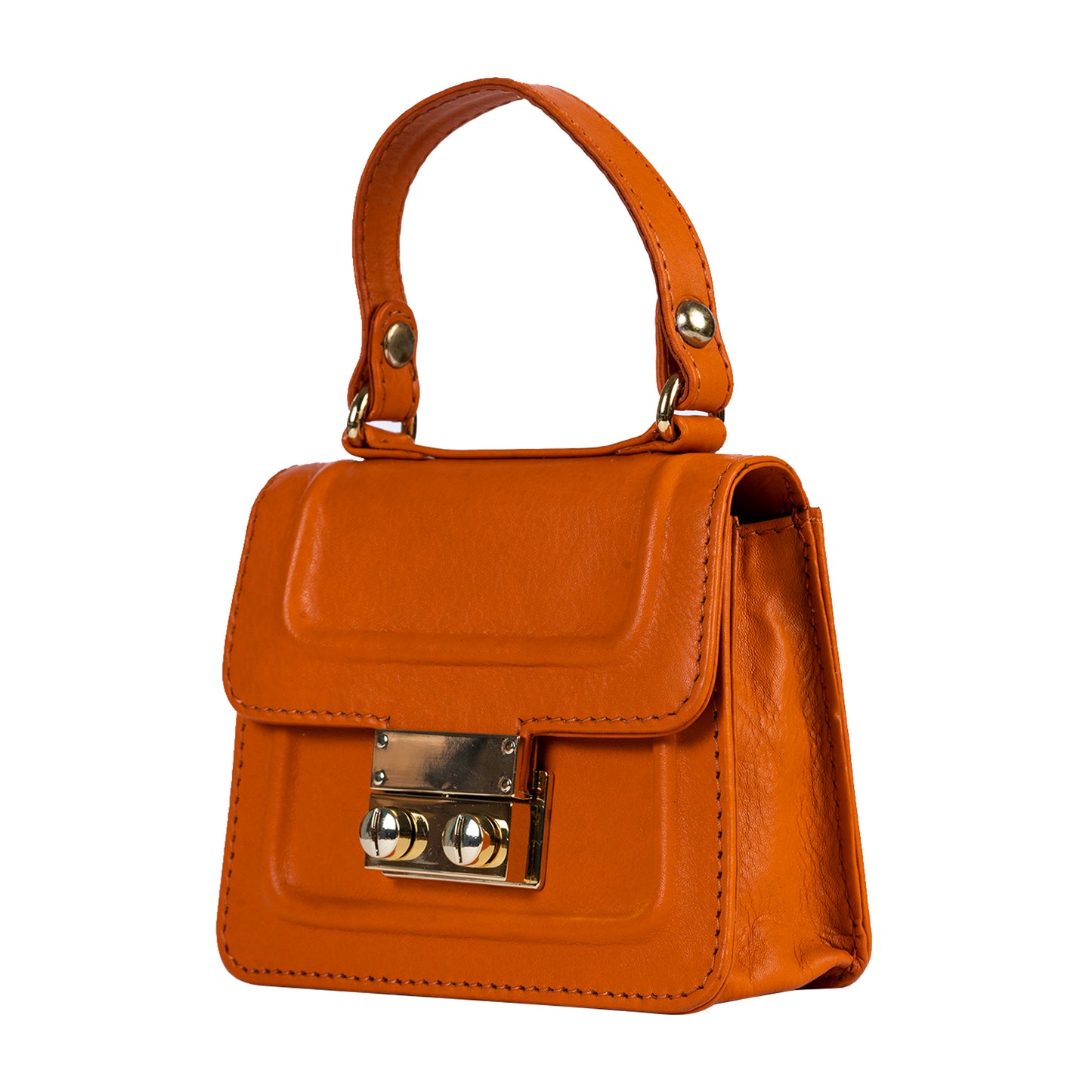 Gigi Mini Orange Sling & Cross Bag