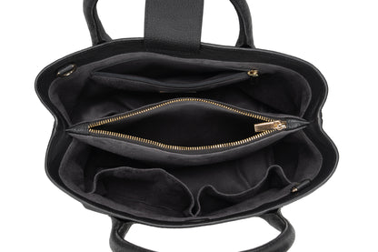 Ashley Black Tote Bag