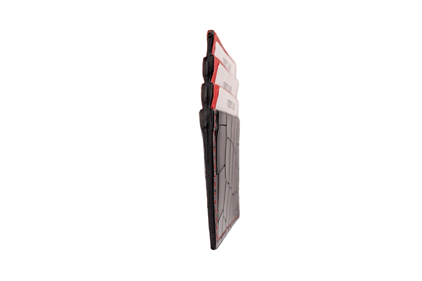 Credit Card Holder Black Red