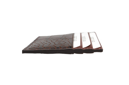 Credit Card Holder Brown Croco