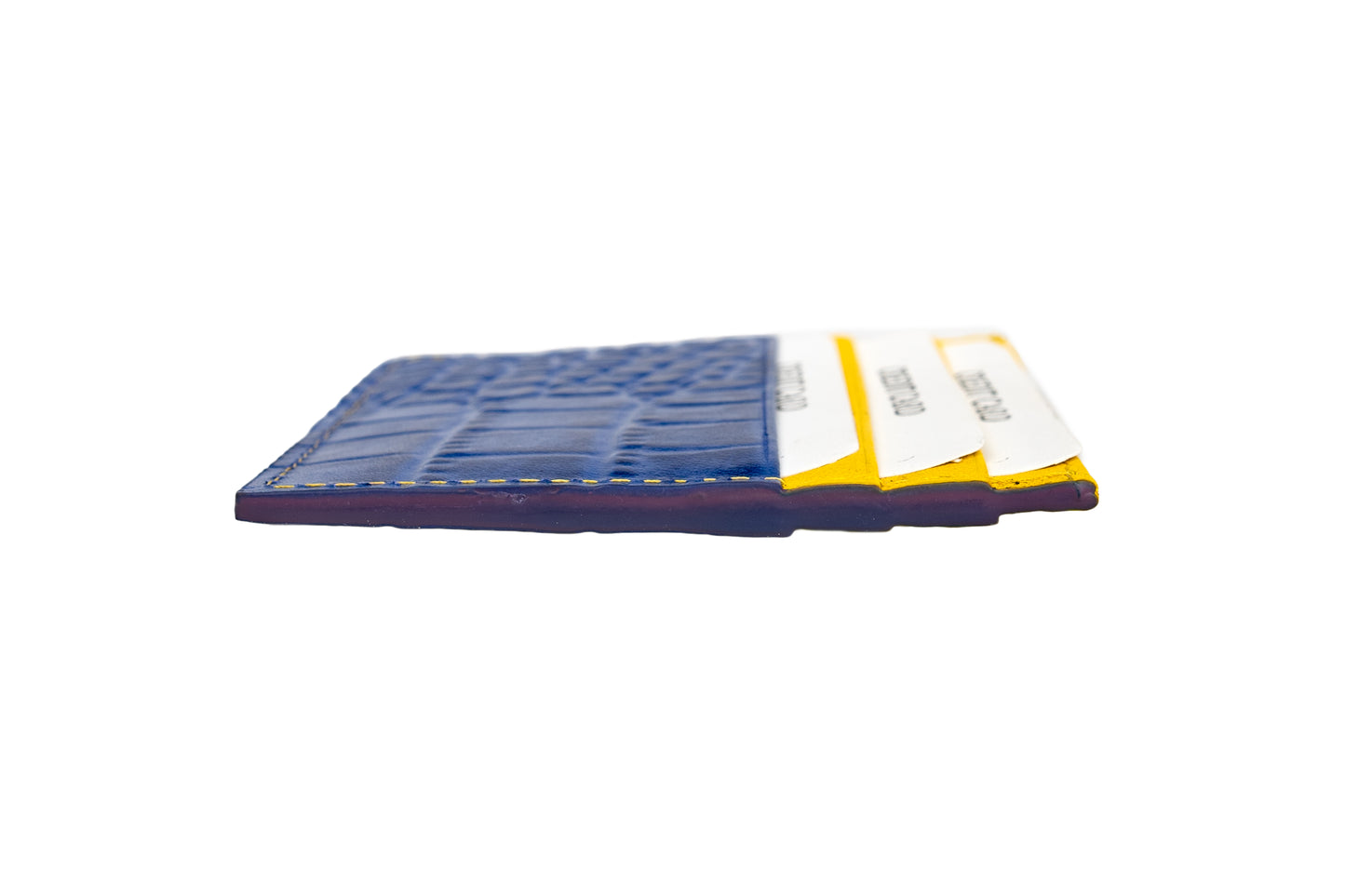 Credit Card Holder Yellow Blue