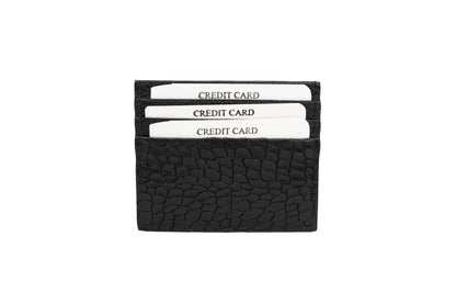 Credit Card Holder Black Croco