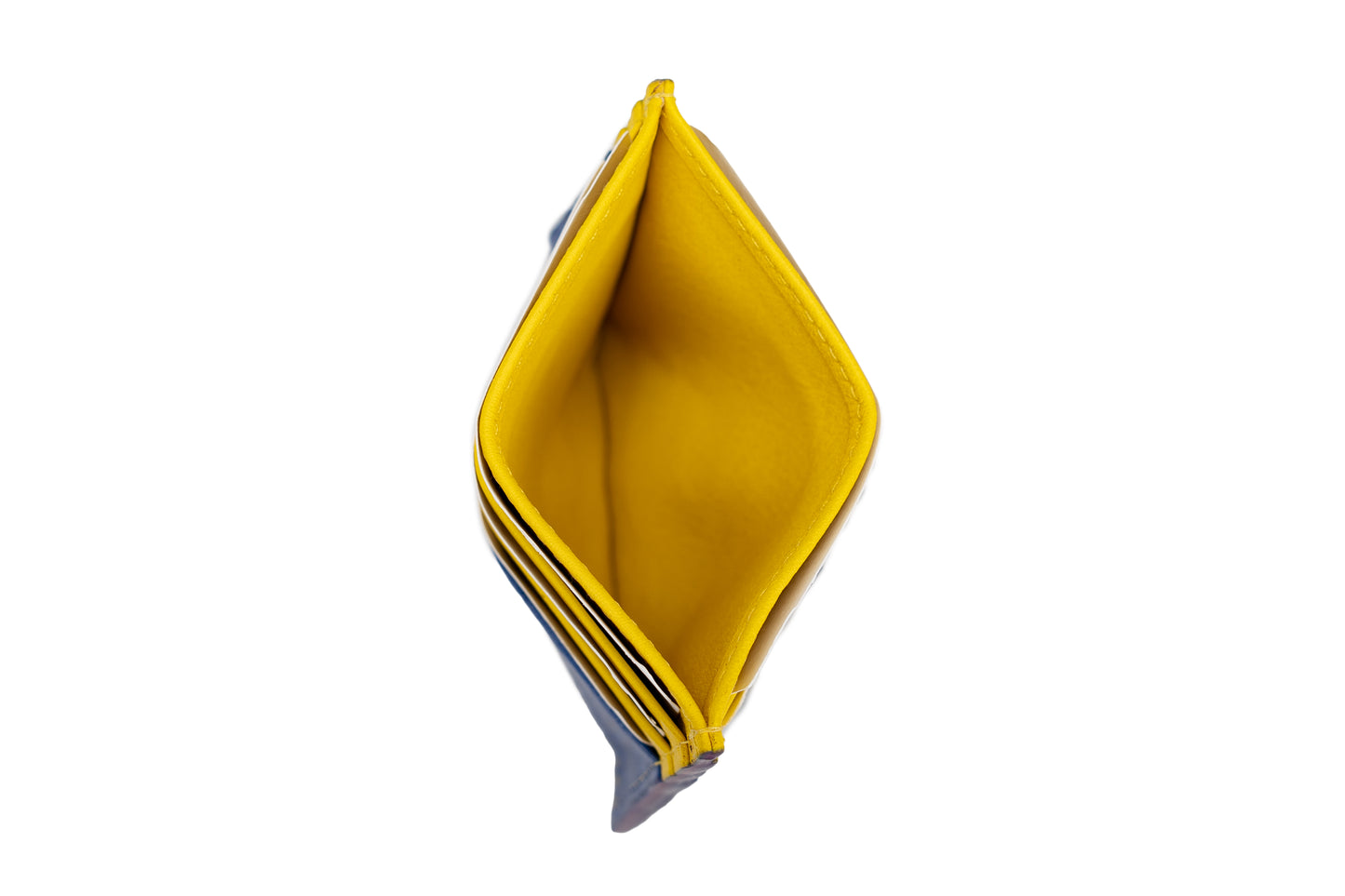 Credit Card Holder Yellow Blue